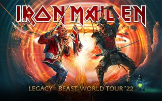 30 SHOWS ADDED TO AN UPDATED LEGACY OF THE BEAST 2022 WORLD TOUR IN AMERICA, CANADA, MEXICO AND EUROPE!